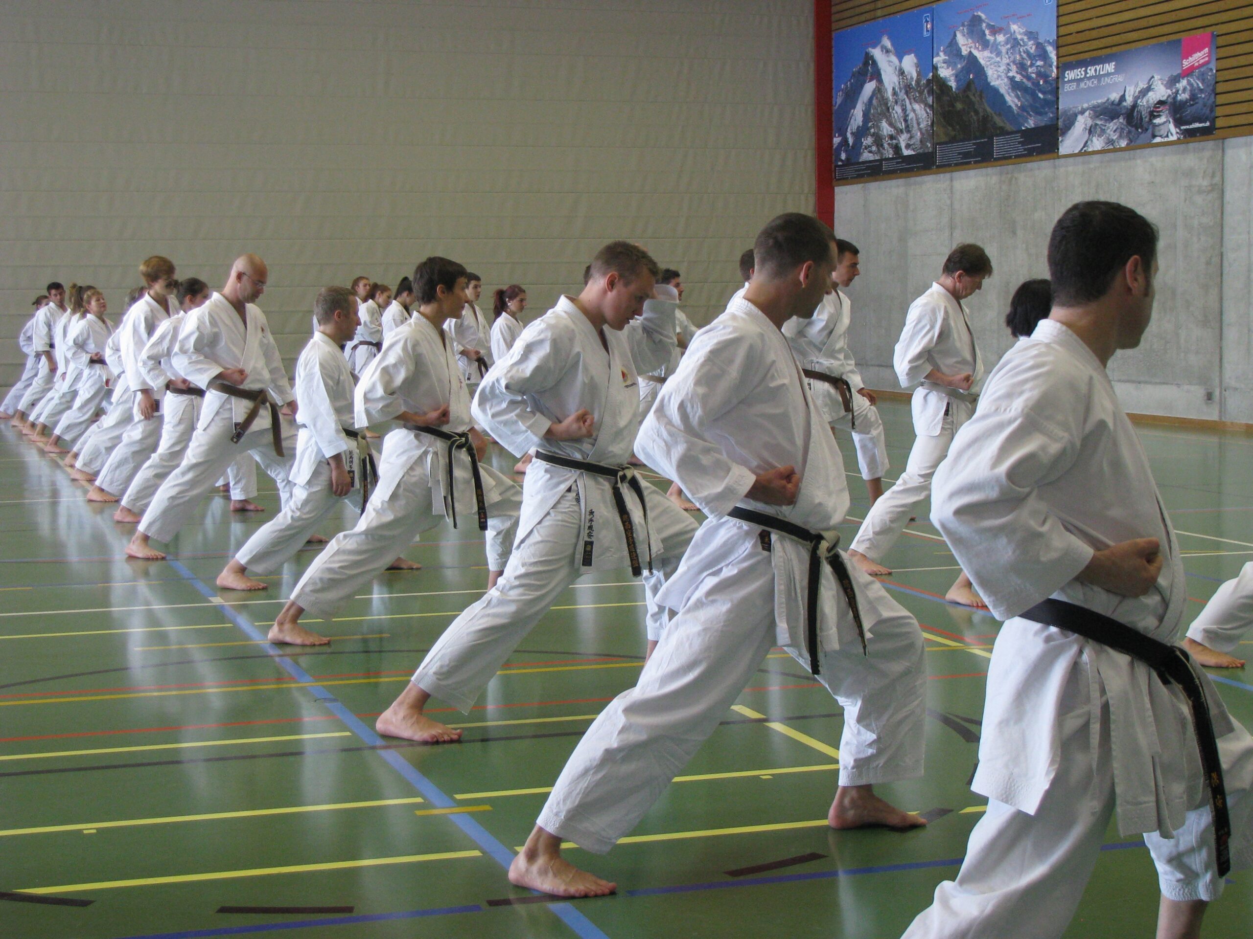 Halle mit Karate 6