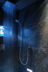 Duschen im Alpine Spa